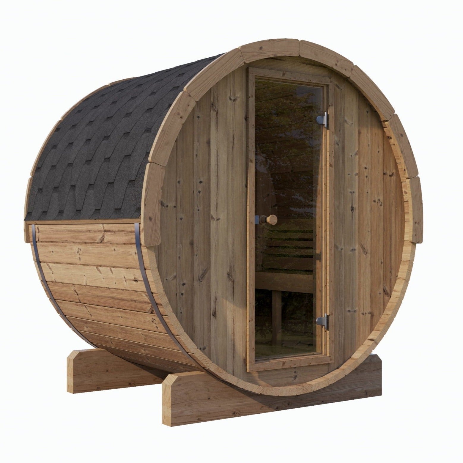 SaunaLife ERGO E8 Barrel Sauna Kit 6-Person