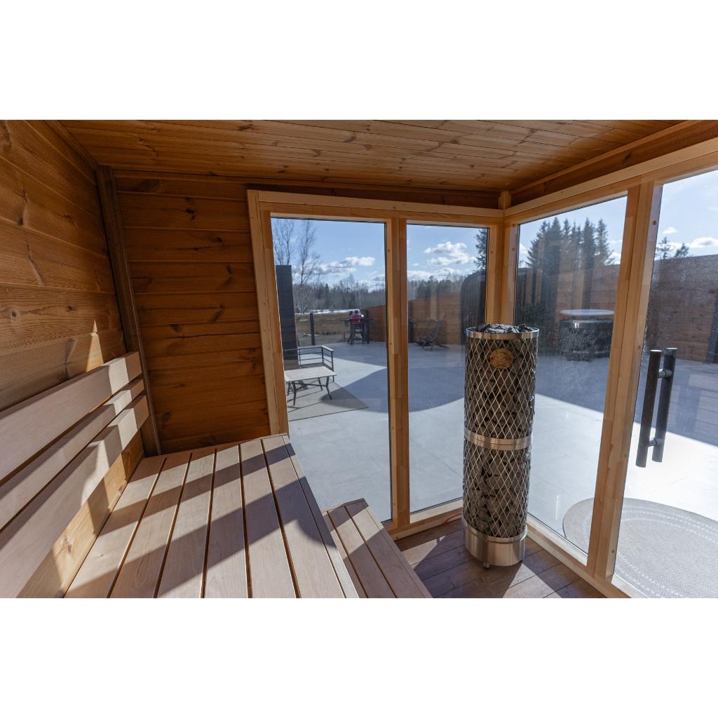 Leil Patio S Outdoor Sauna Kit