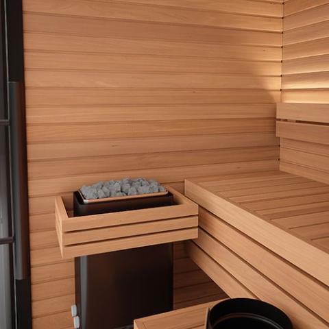 Auroom Mira S Outdoor Sauna Cabin Kit