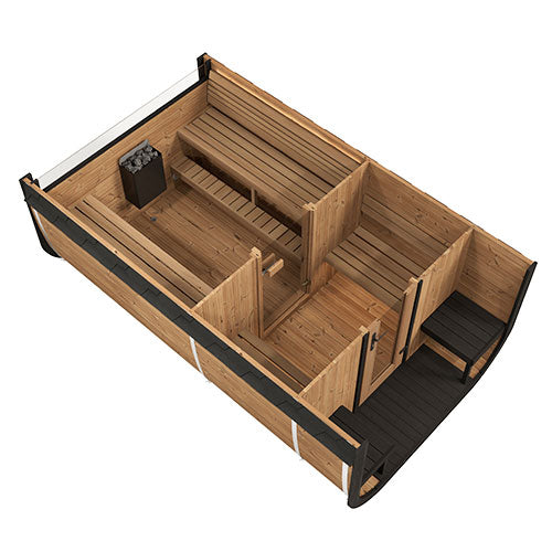 SaunaLife Cube CL12GCP 8-Person Sauna Kit