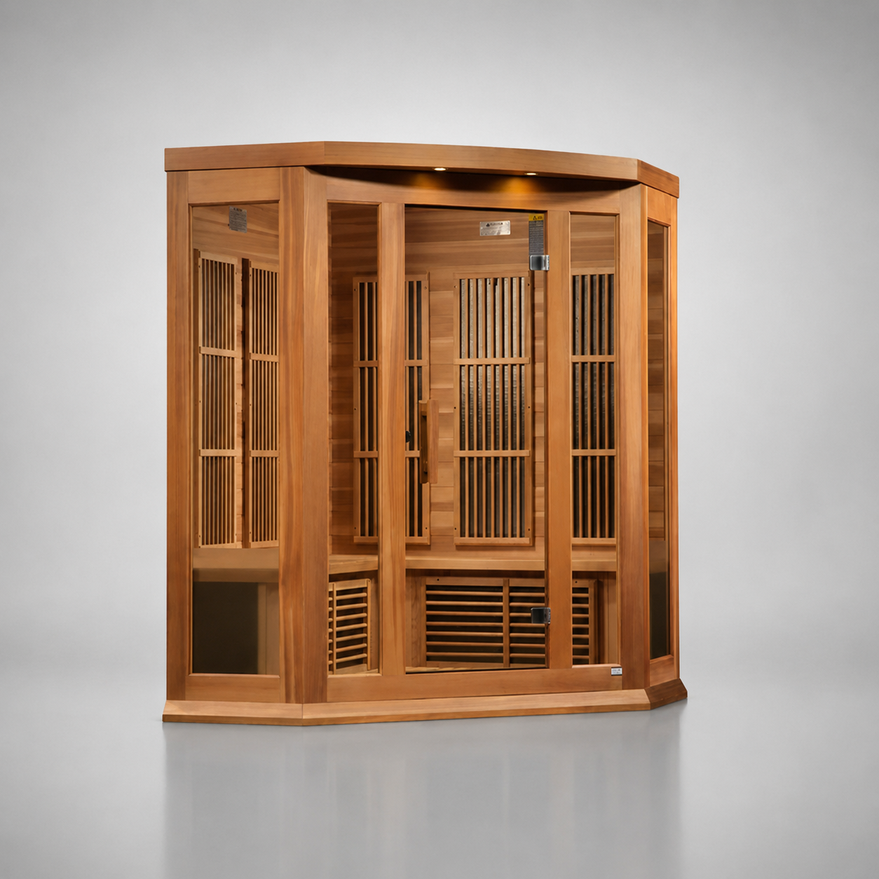 Golden Designs Maxxus Infrared Indoor Corner Sauna 3-Person