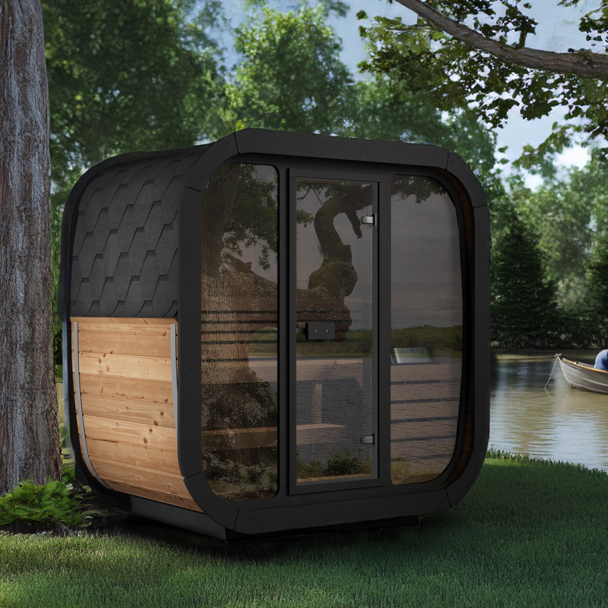 SaunaLife Cube CL4G 3-Person Sauna Kit
