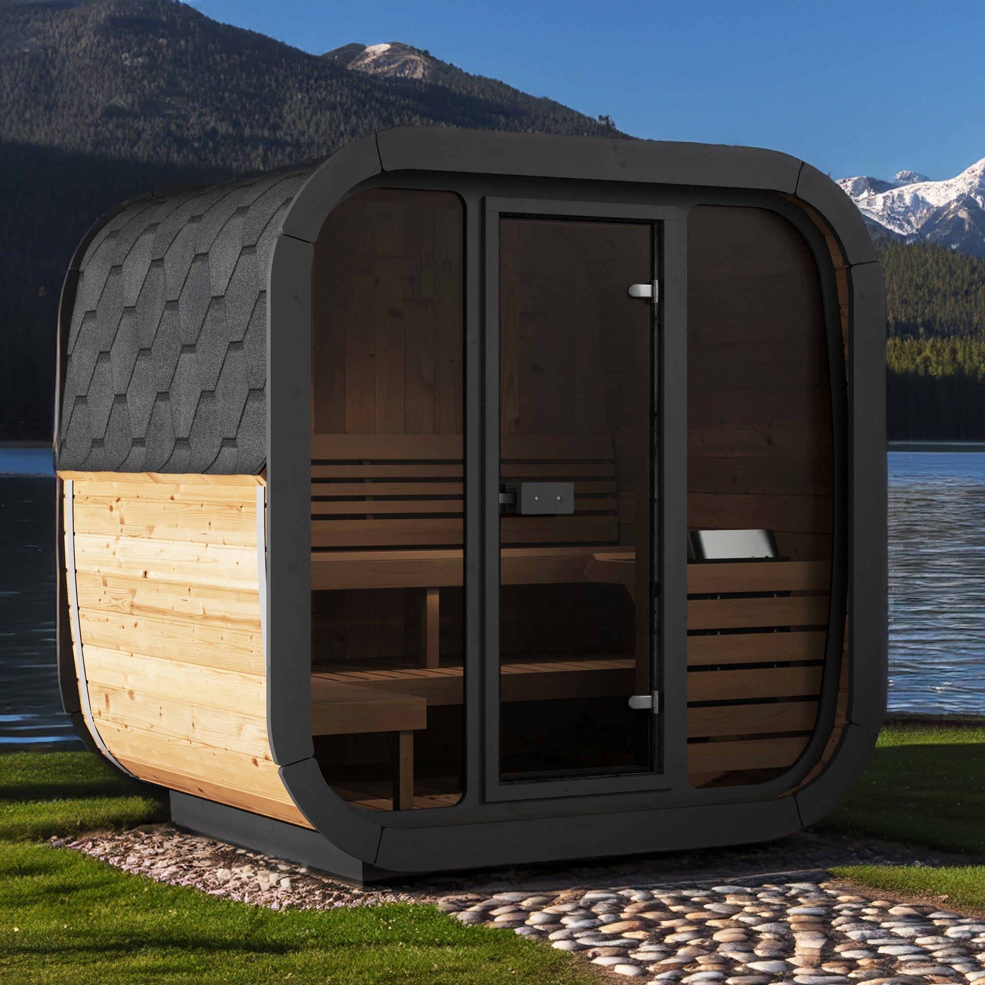 SaunaLife Cube CL5G 4-Person Sauna Kit