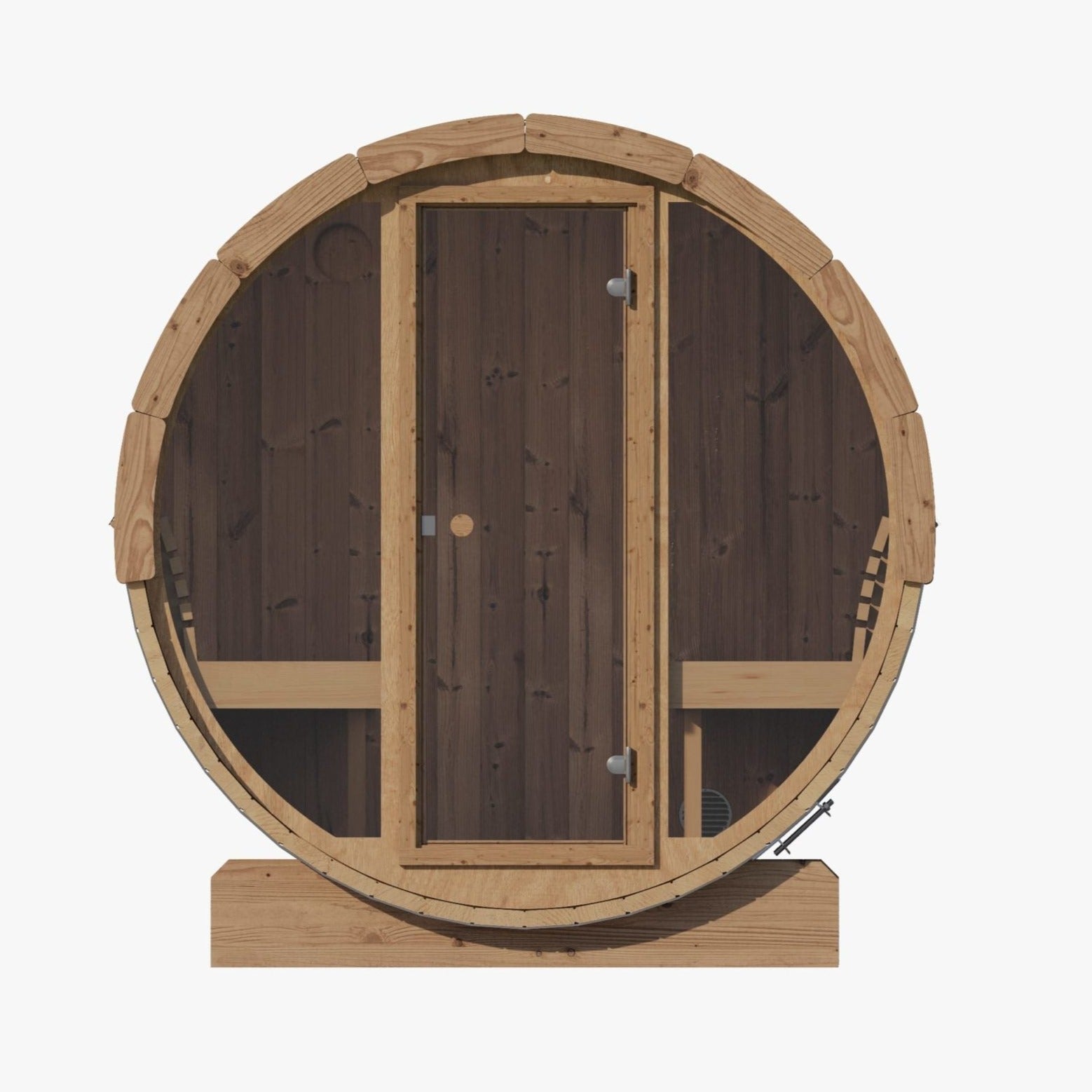 SaunaLife ERGO E8 Barrel Sauna Kit 6-Person