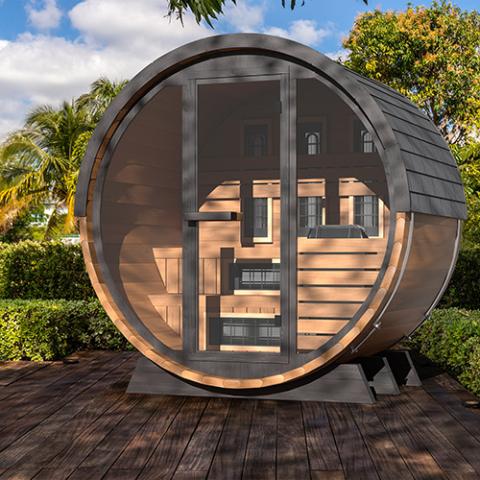 Finnmark FD-6 Infrared & Steam Barrel Sauna