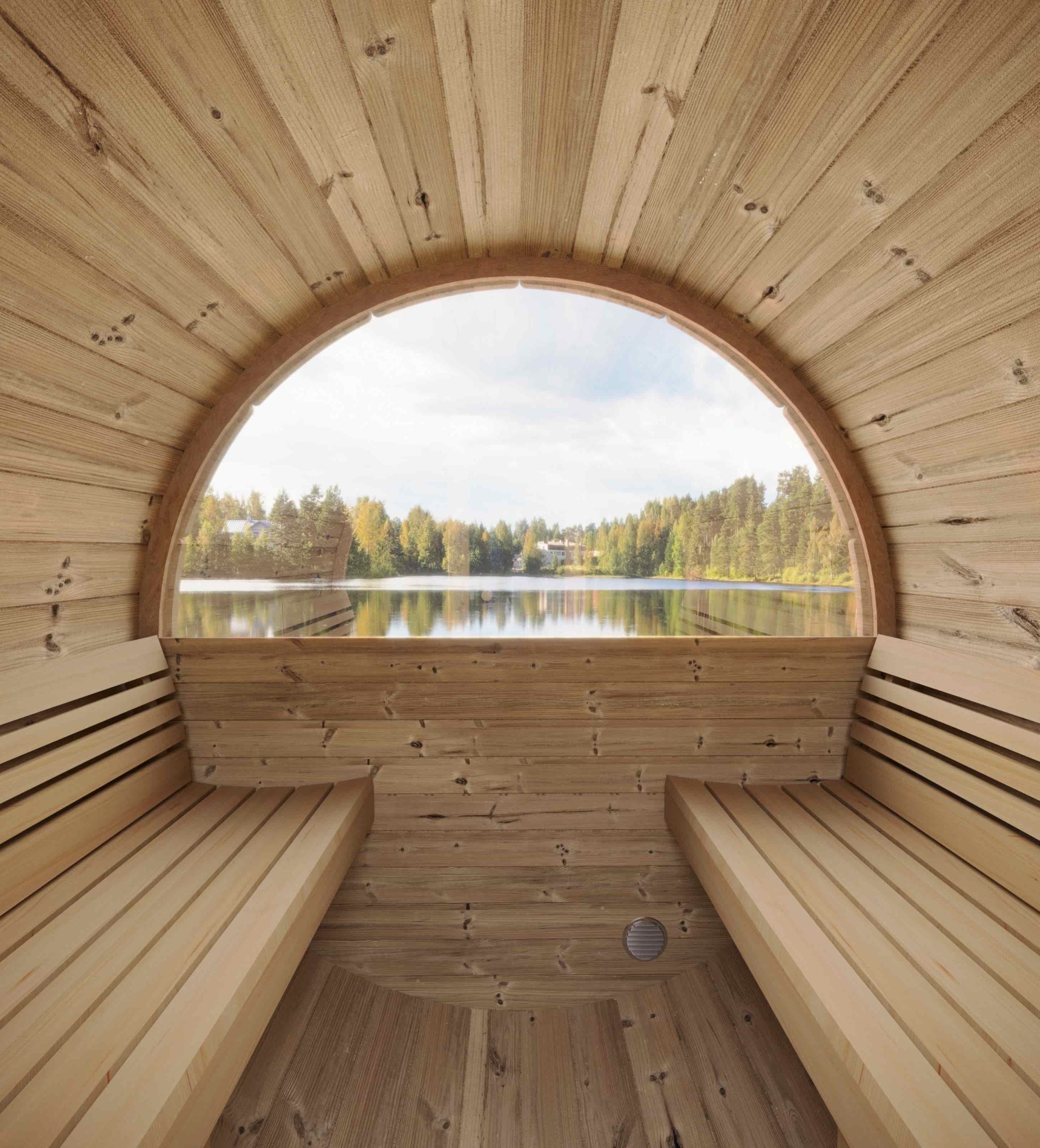 SaunaLife ERGO E8 Barrel Sauna Kit 6-Person