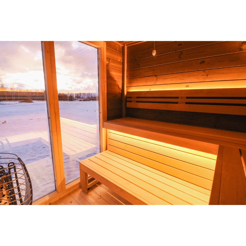 Leil Patio L Outdoor Sauna Kit