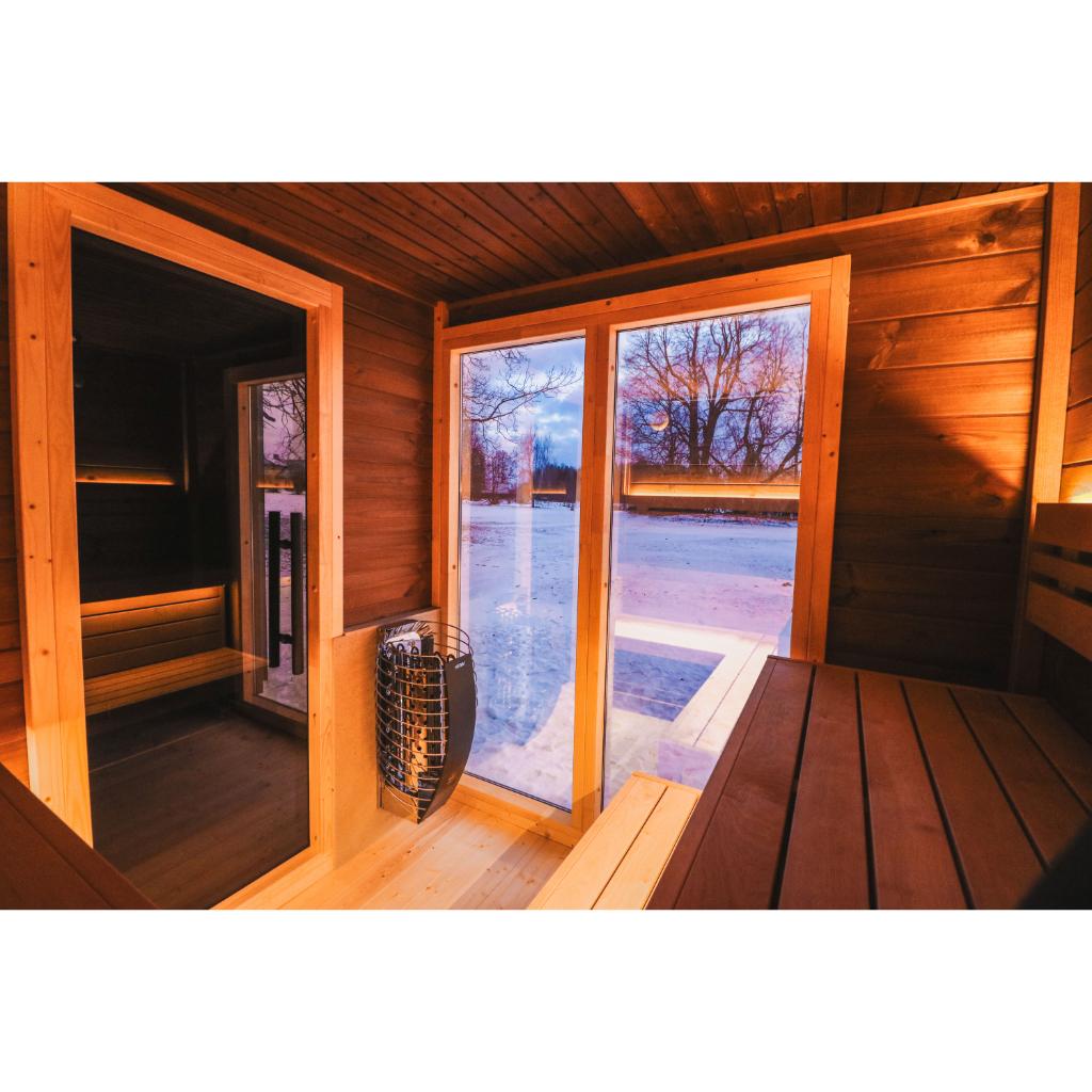 Leil Patio L Outdoor Sauna Kit