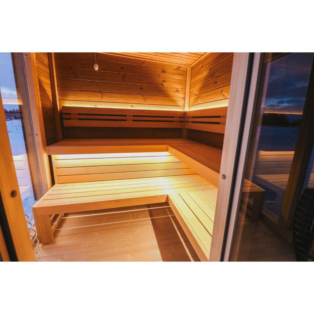 Leil Patio L Outdoor Sauna Kit