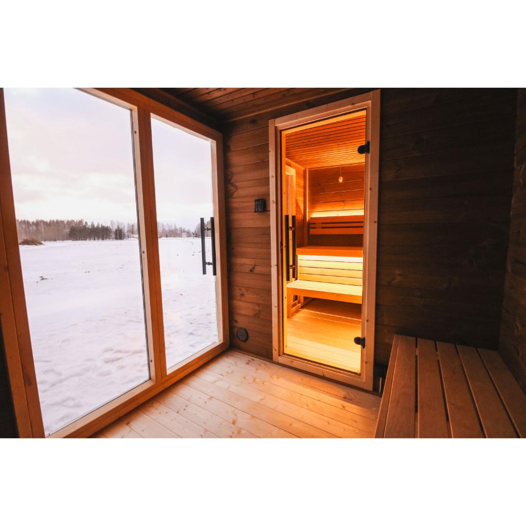 Leil Patio L Outdoor Sauna Kit