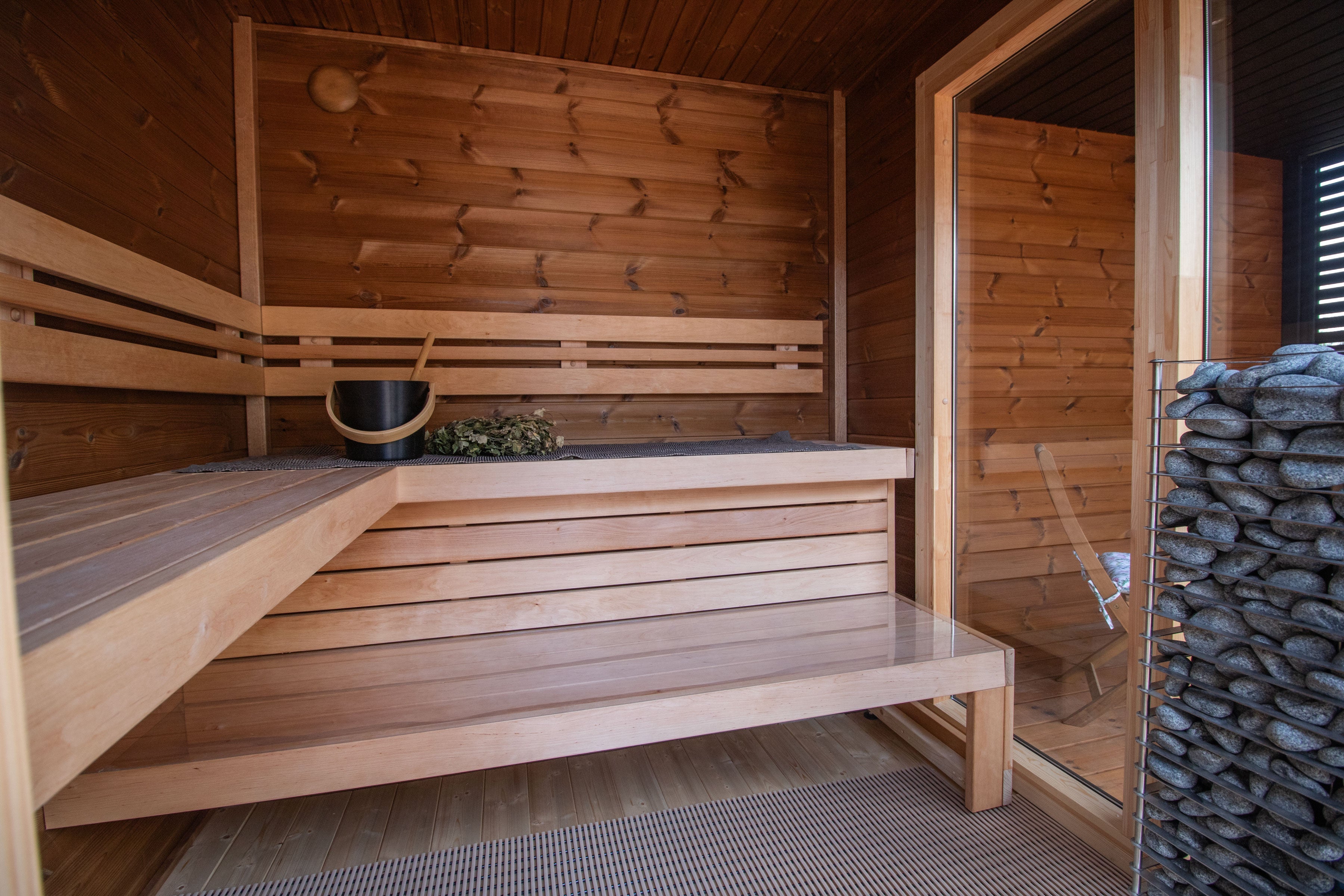 Leil Patio S Plus Outdoor Sauna Kit