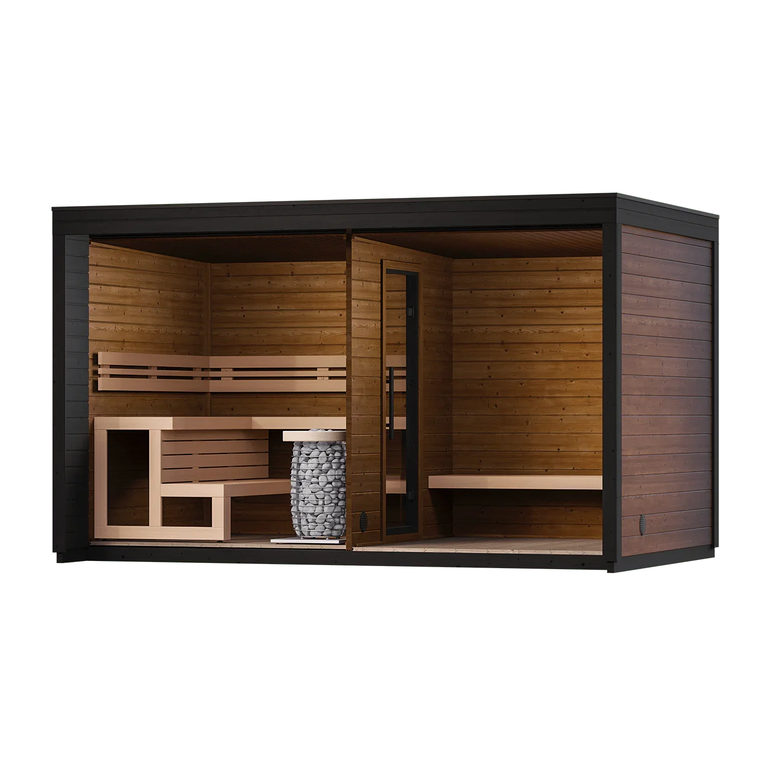 Leil Patio L Outdoor Sauna Kit