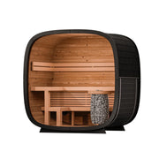 Leil Black Cube Classic Outdoor Sauna Kit