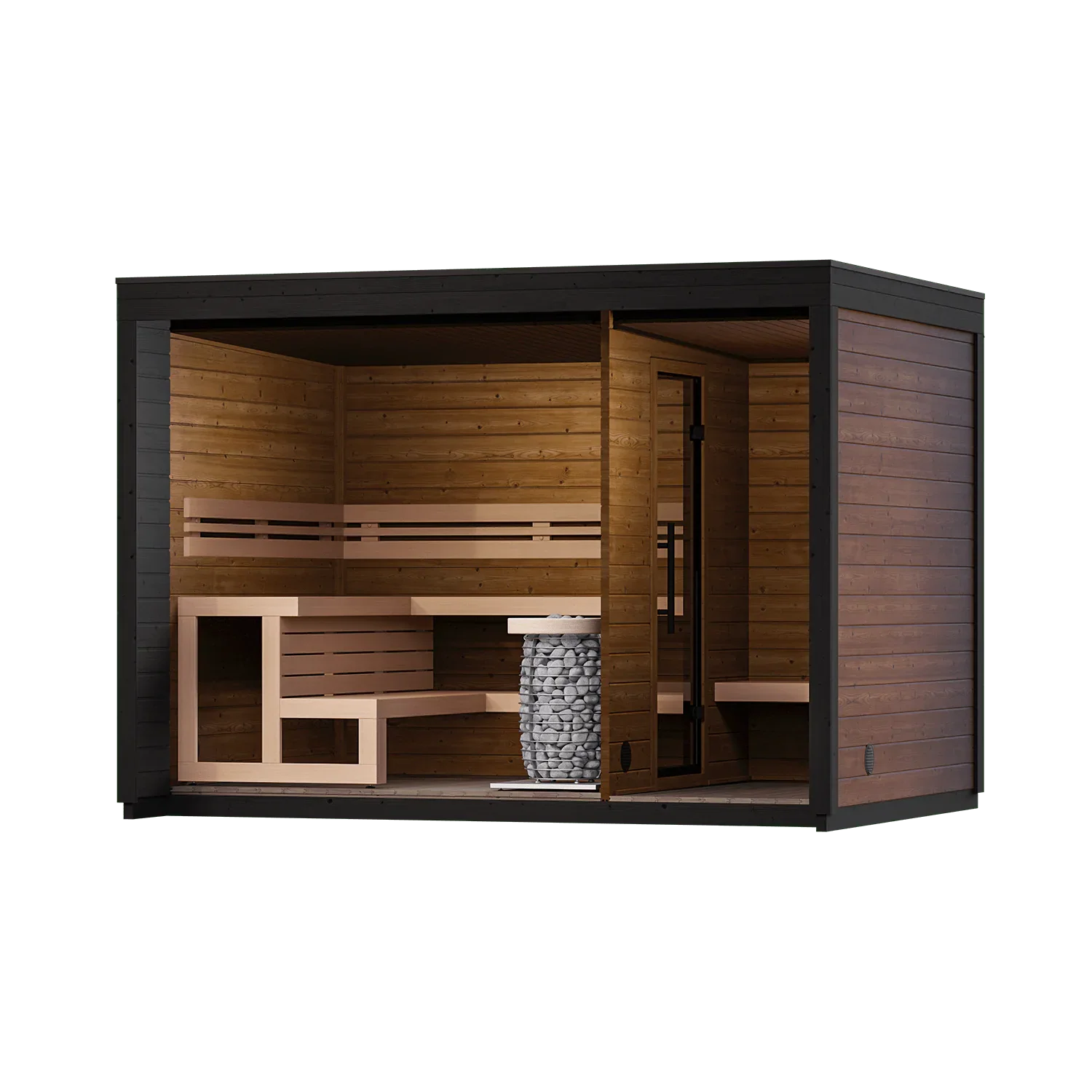 Leil Patio M Outdoor Sauna Kit