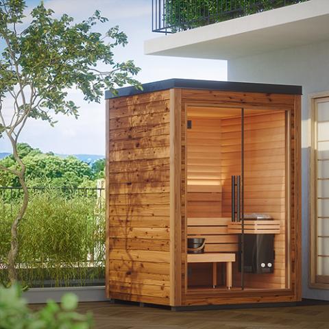 Auroom Mira S Outdoor Sauna Cabin Kit