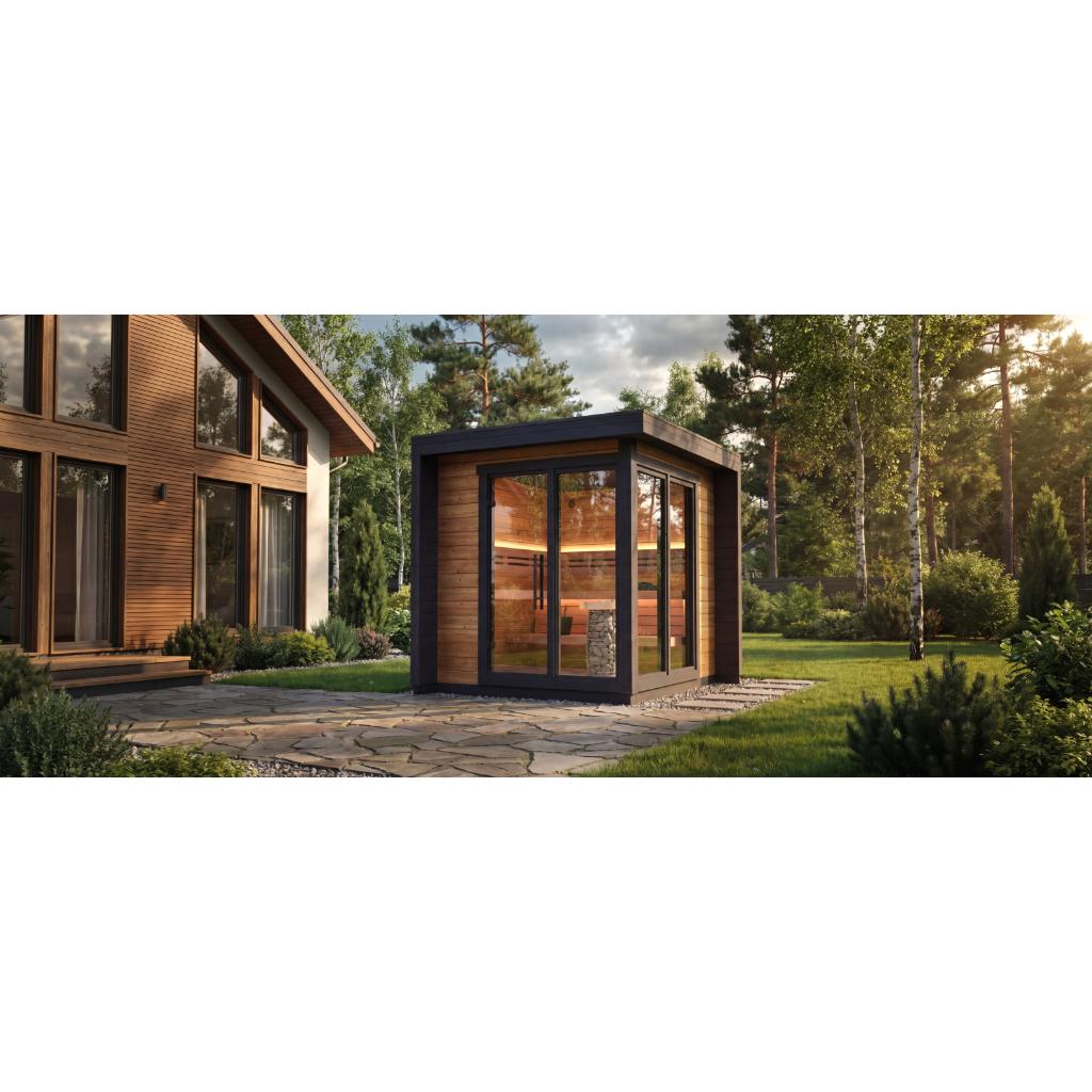 Leil Patio S Outdoor Sauna Kit