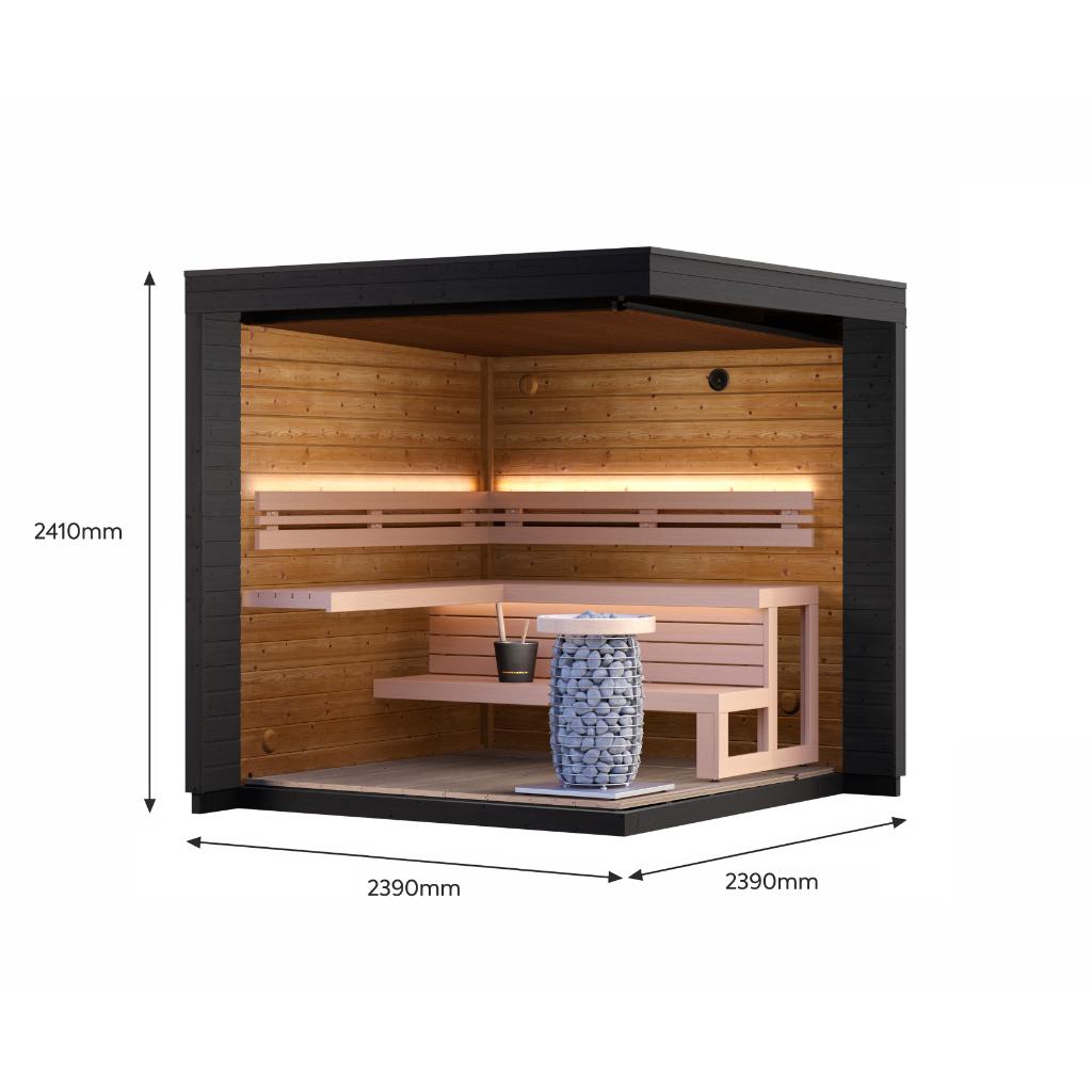 Leil Patio S Outdoor Sauna Kit