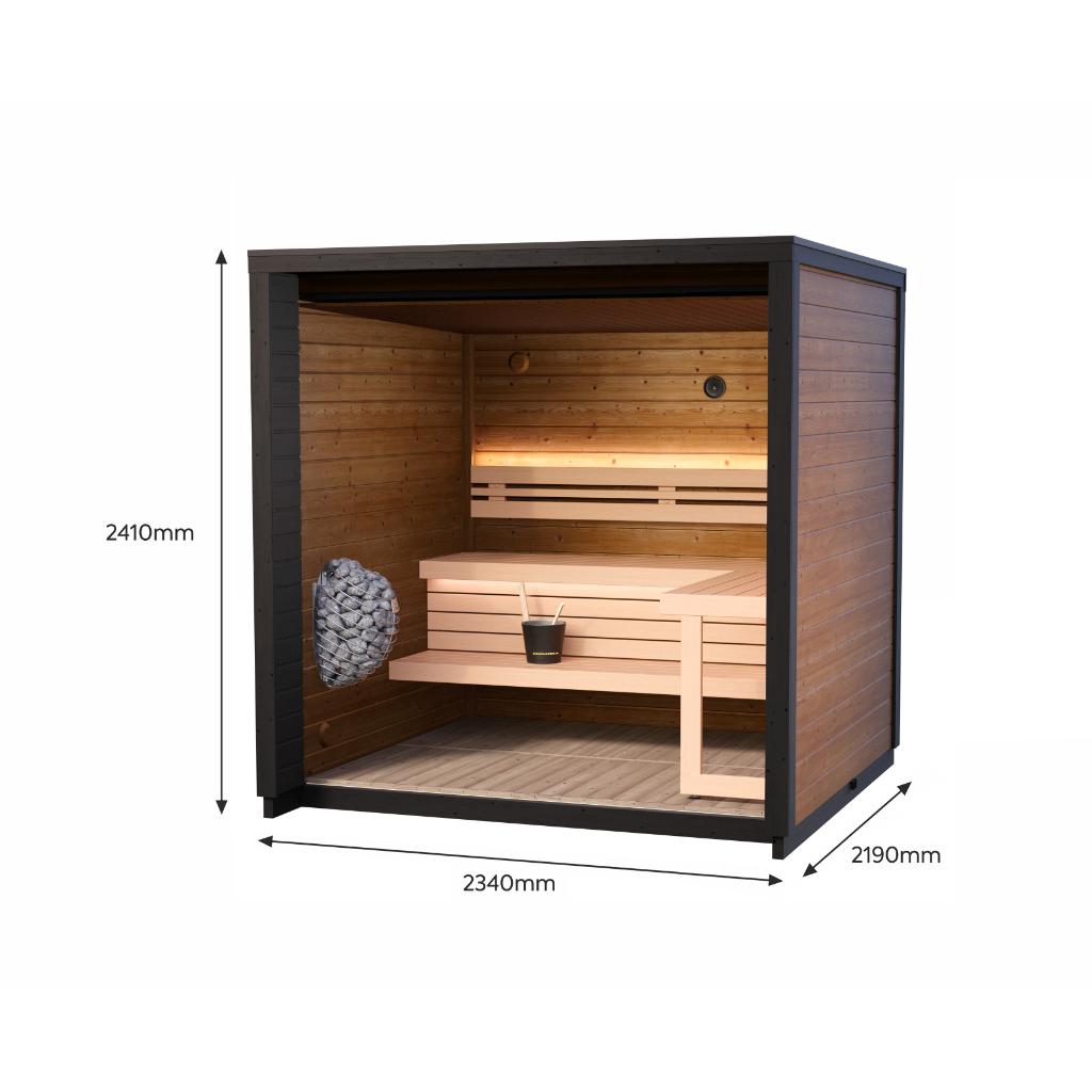 Leil Patio XS Outdoor Sauna Kit