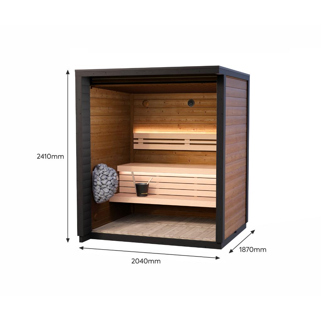 Leil Patio XXS Outdoor Sauna Kit