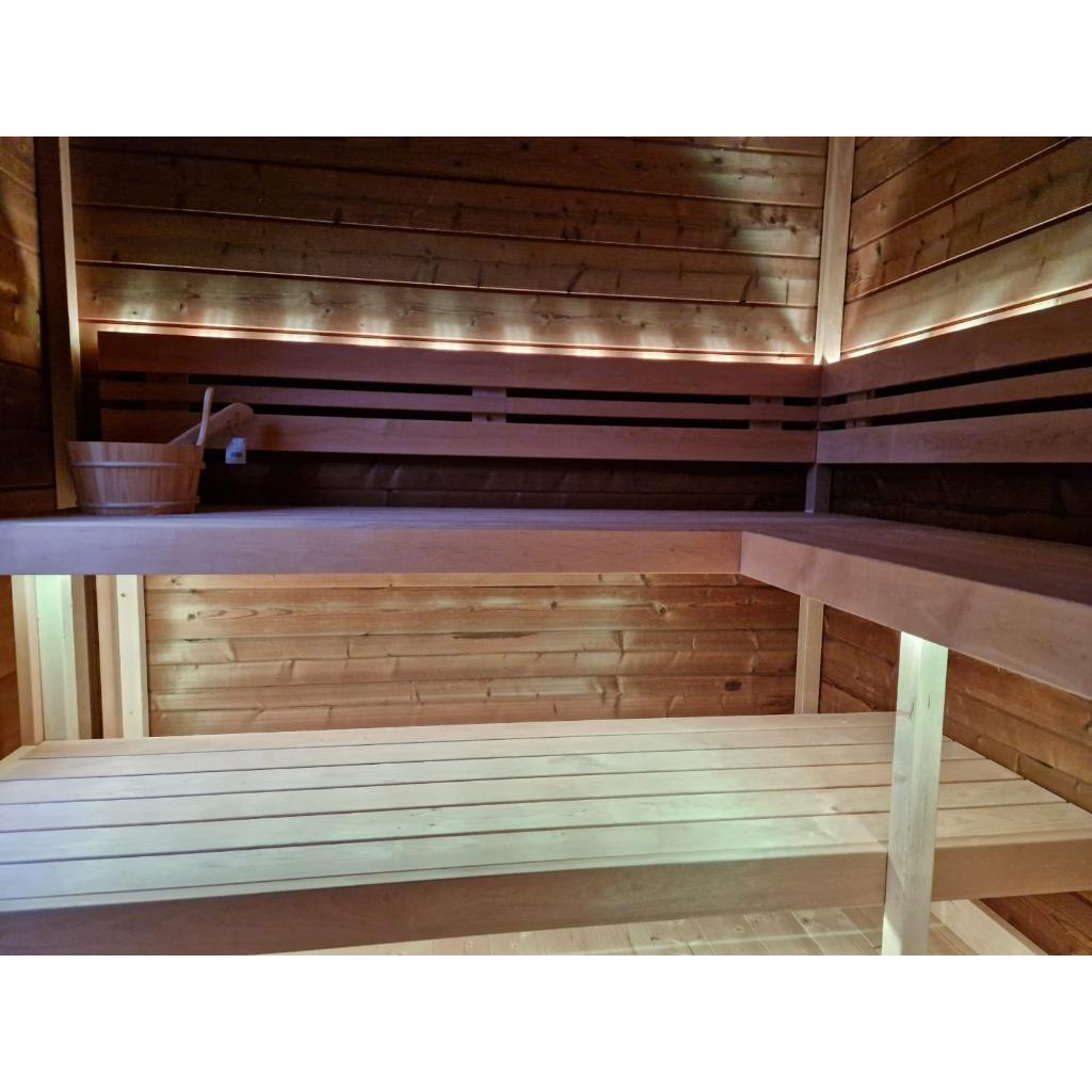 Leil Patio L Plus Outdoor Sauna Kit