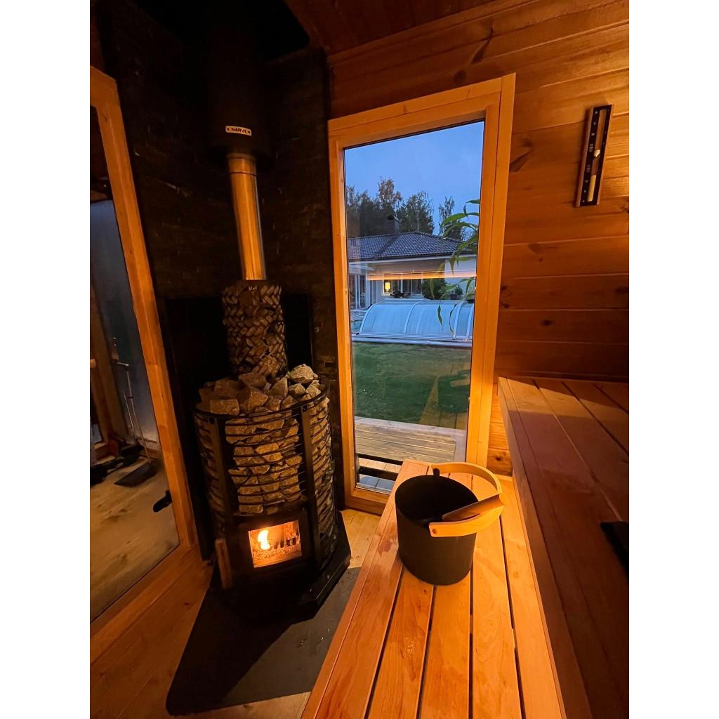 Leil Patio L Plus Outdoor Sauna Kit
