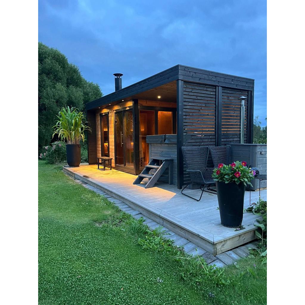 Leil Patio L Plus Outdoor Sauna Kit