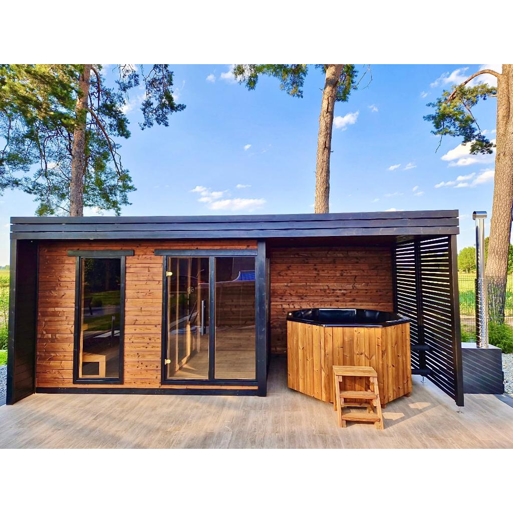 Leil Patio L Plus Outdoor Sauna Kit