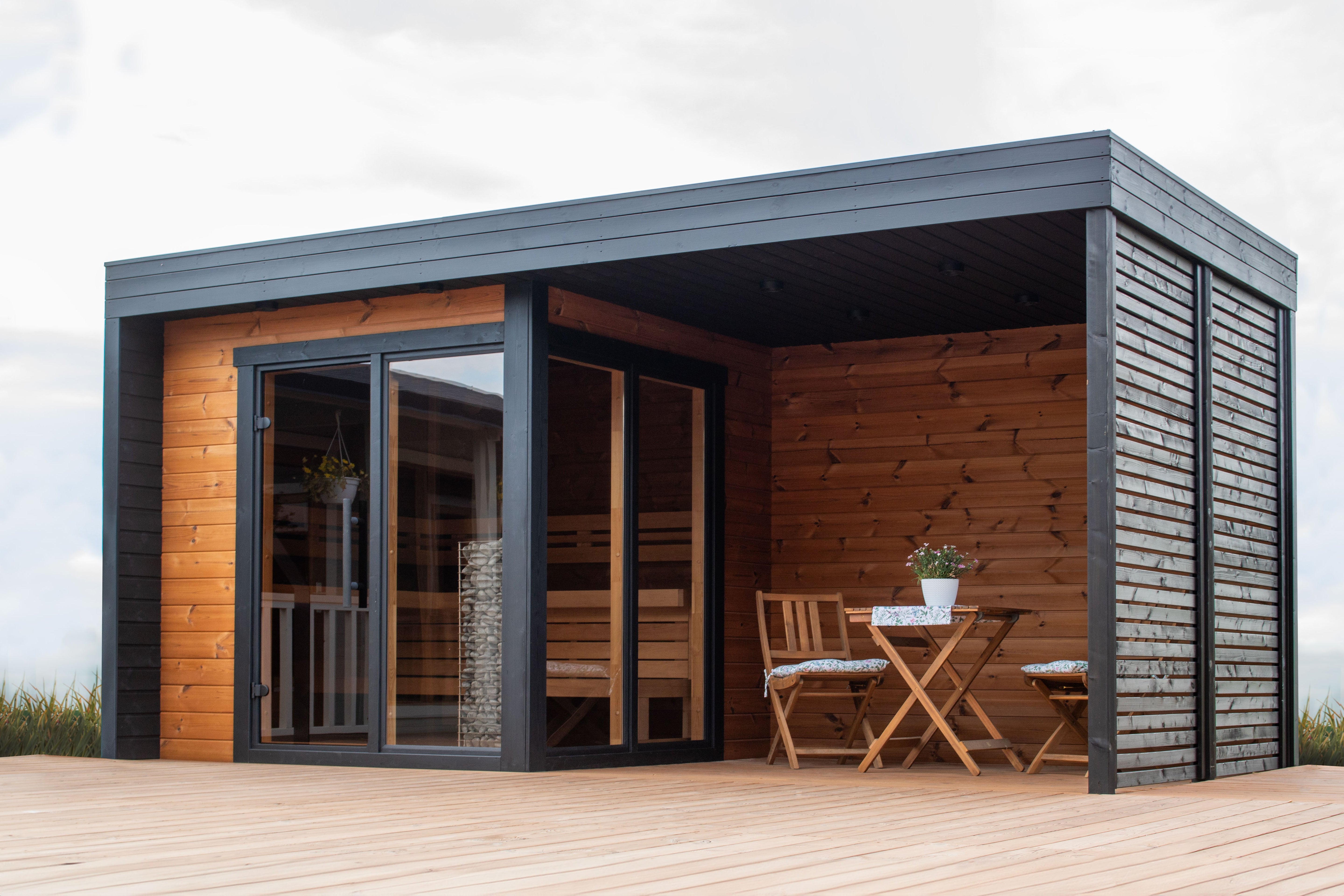 Leil Patio S Plus Outdoor Sauna Kit