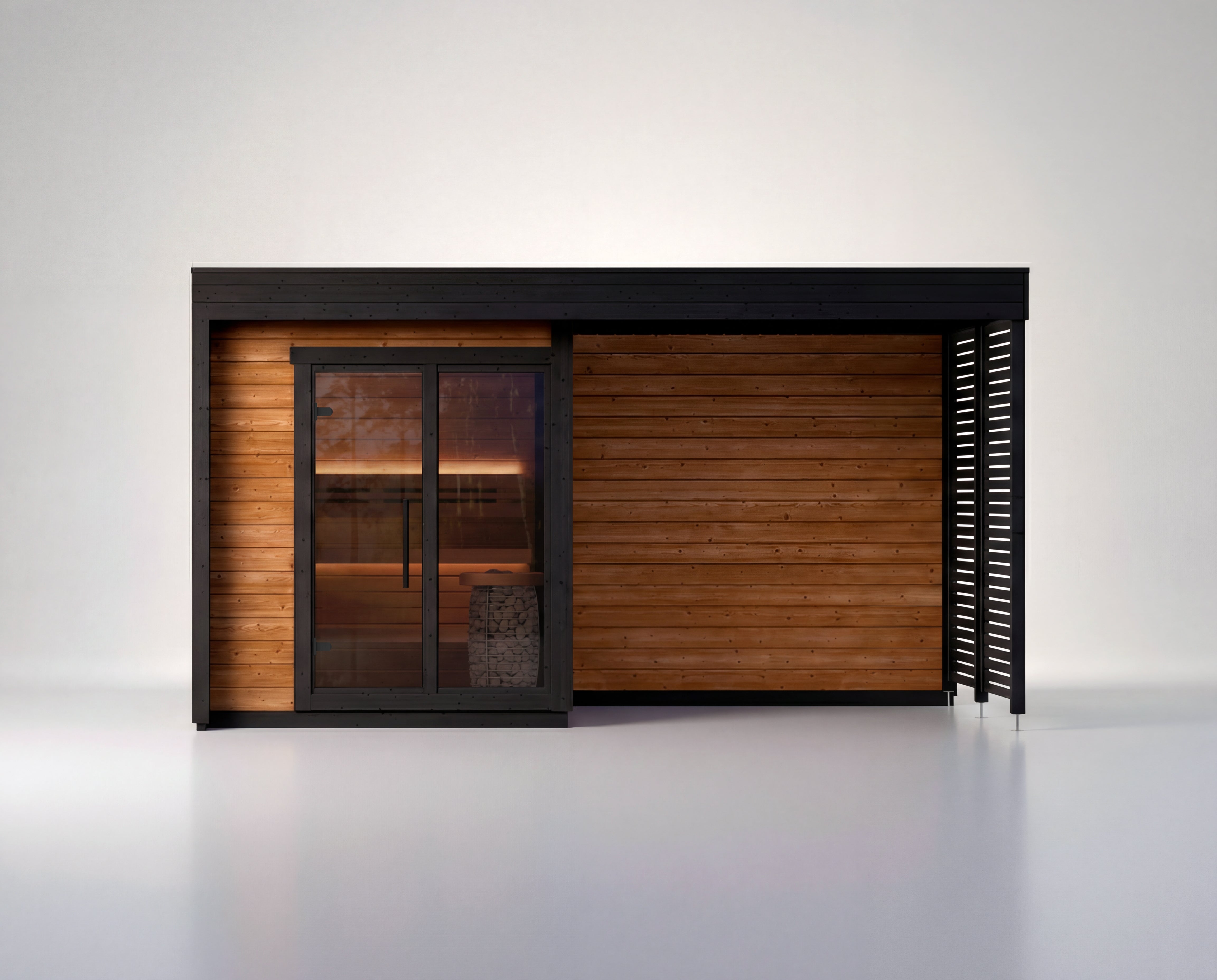 Leil Patio S Plus Outdoor Sauna Kit