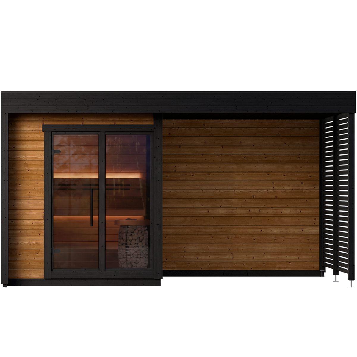 Leil Patio S Plus Outdoor Sauna Kit