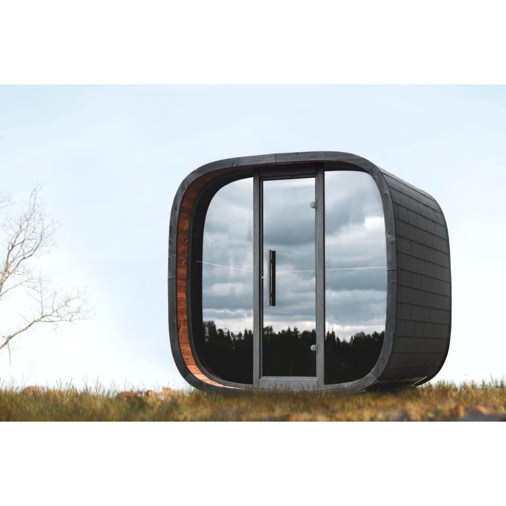 Leil Round Cube Mini Outdoor Sauna Kit