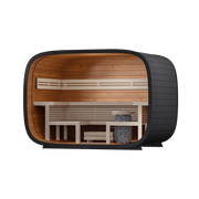 Leil Round Cube Relax Outdoor Sauna Kit