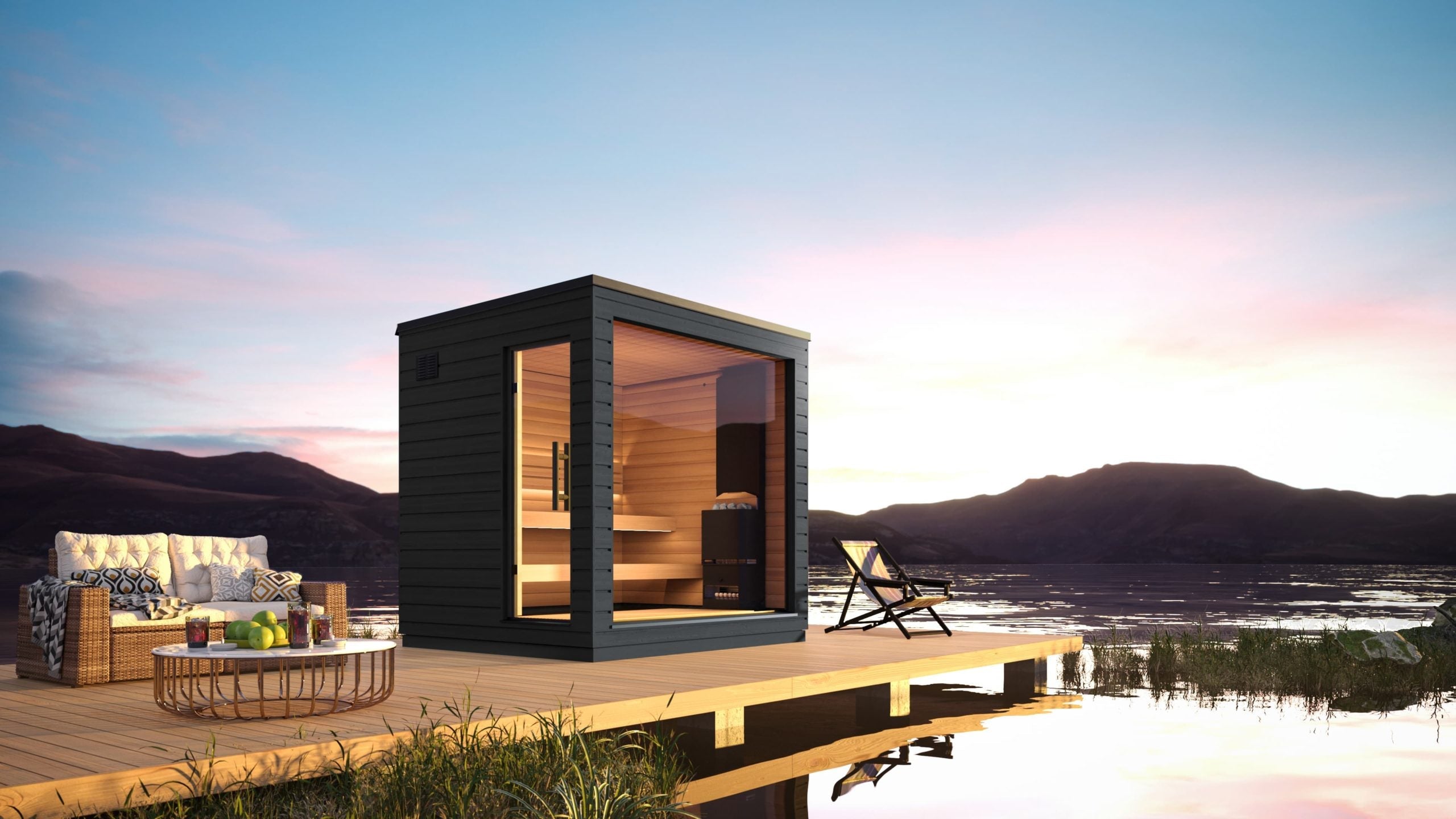 SaunaLife Pre-Assembled G6 Sauna Cabin