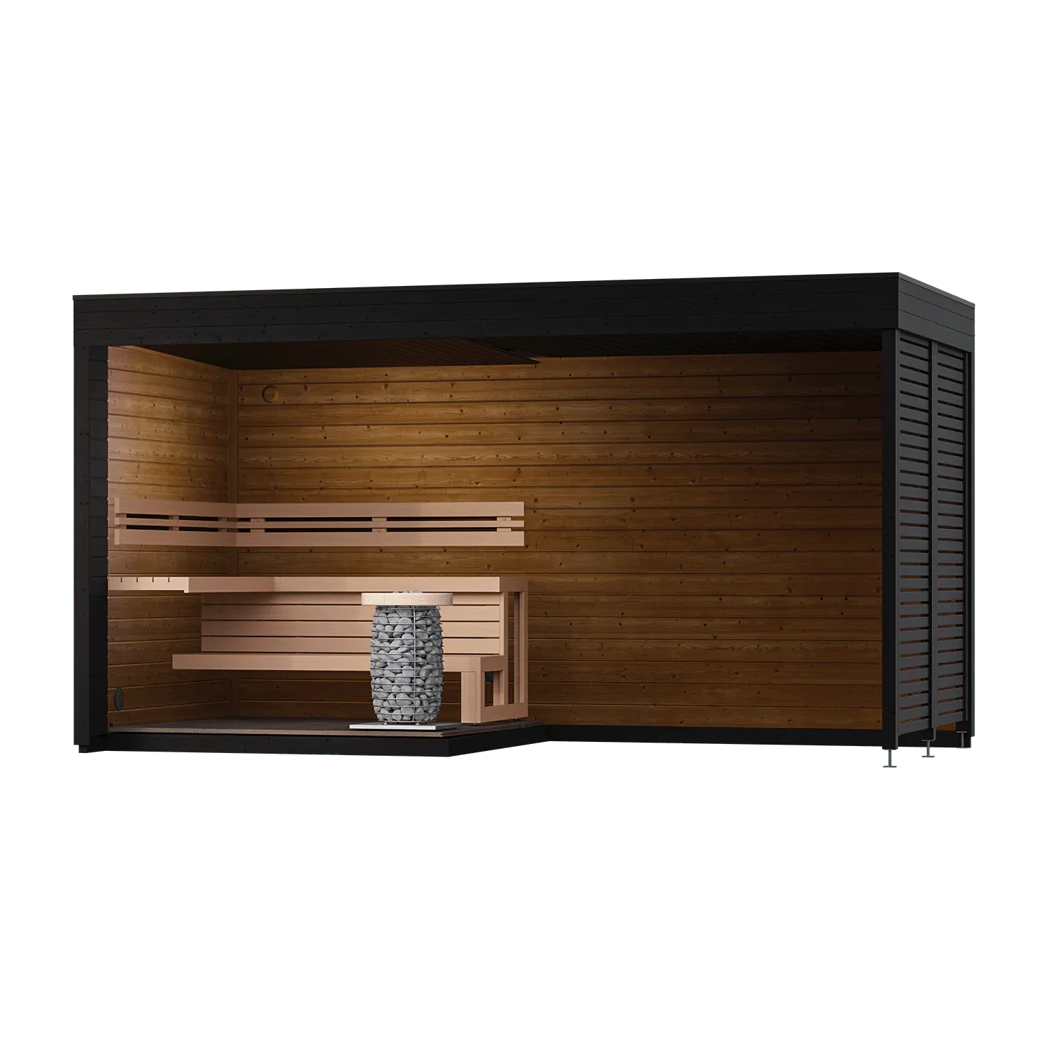 Leil Patio S Plus Outdoor Sauna Kit