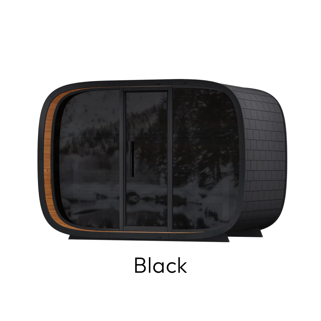 Leil Round Cube Relax Outdoor Sauna Kit