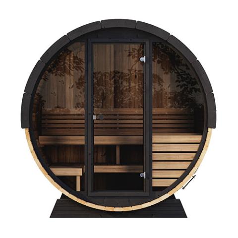 SaunaLife ERGO EE6G Barrel Sauna Kit 4-Person