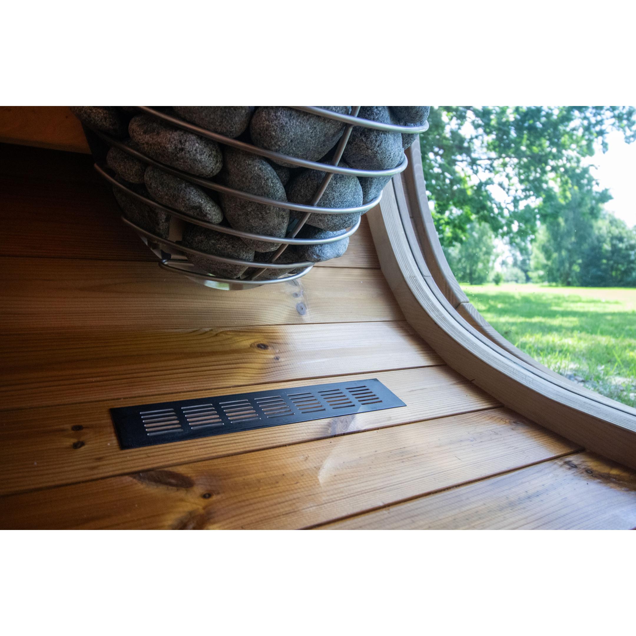 Leil Black Cube Classic Outdoor Sauna Kit
